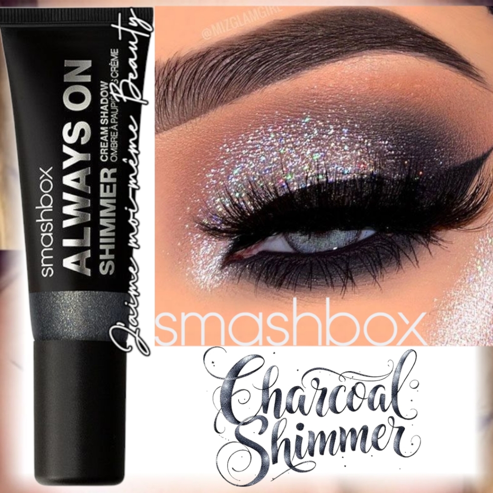 Smashbox Charcoal Shimmer Always On Cream EYESHADOW